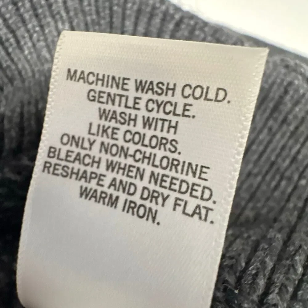 Banana Republic S Gray Cotton Wool Button Down Vest Minimalist Professional